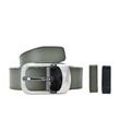 Tumbled Wallet & Tumbled Belt (Silver Buckle) Gift Set